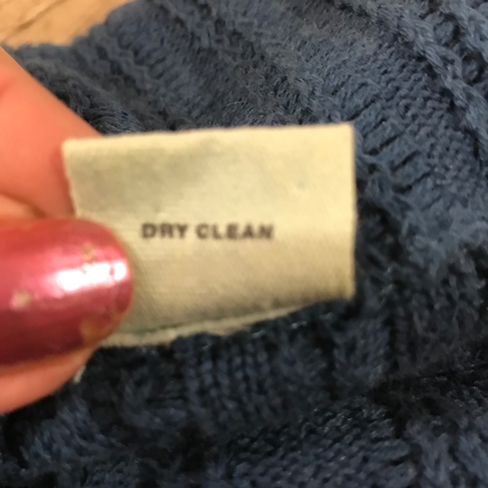 Anthropologie Guinevere Size M Blue Sweater Dress - Picture 8 of 8